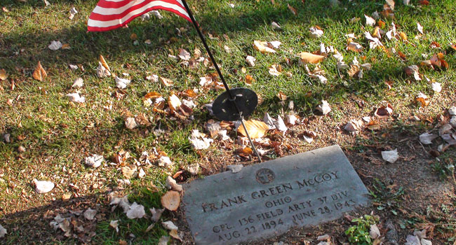 Frank McCoy World War I Vet